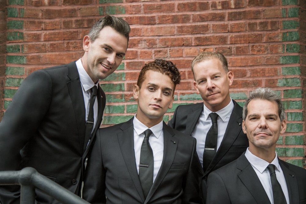 group of men in suits